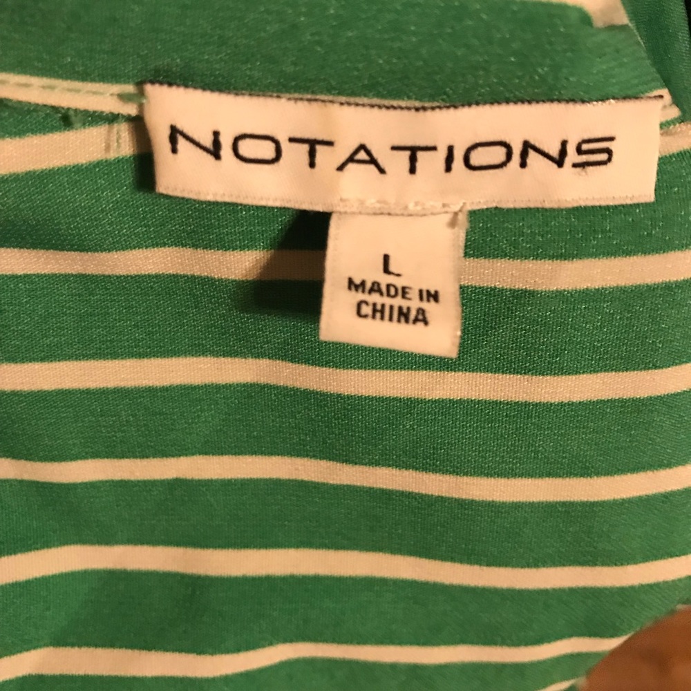 Striped Button Down Blouse - image 4